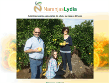 Tablet Screenshot of naranjaslydia.com